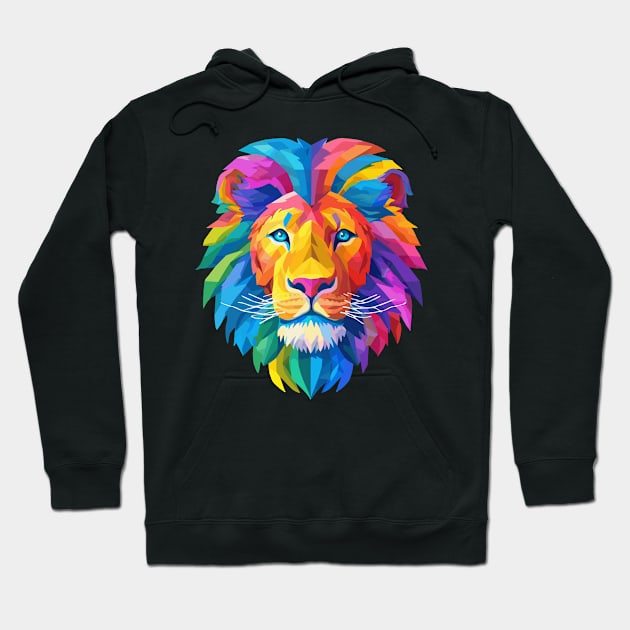 lion fulcolor Hoodie by SHINIGAMII